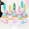 24PCS Surfboard Cupcake Toppers Holiday Beach Surf Cupcake Picks Surfing Theme Birthday Party Baby Shower Cake Decorations Supplies
